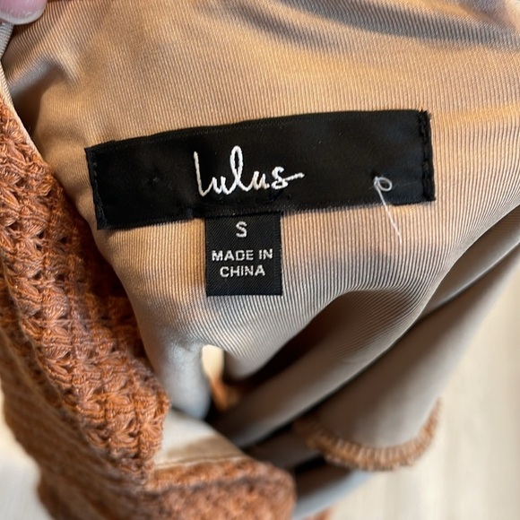 Lulus Brooklyn Girl Brown Knit Halter Bodysuit Size Small - Picture 6 of 8